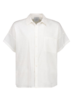 Bismuth Short Sleeved Linen Blend Shirt