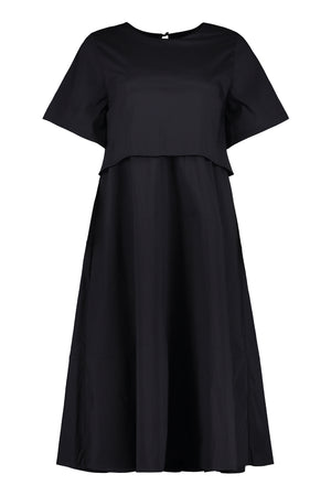 Dandelion Poplin Short-Sleeved Layered Dress