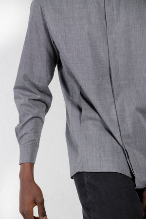 Fauno Tailored Front Pocket Hidden Button Shirt